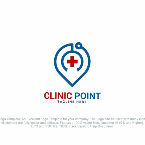 Local Clinic - Health Pin Logo cover image.