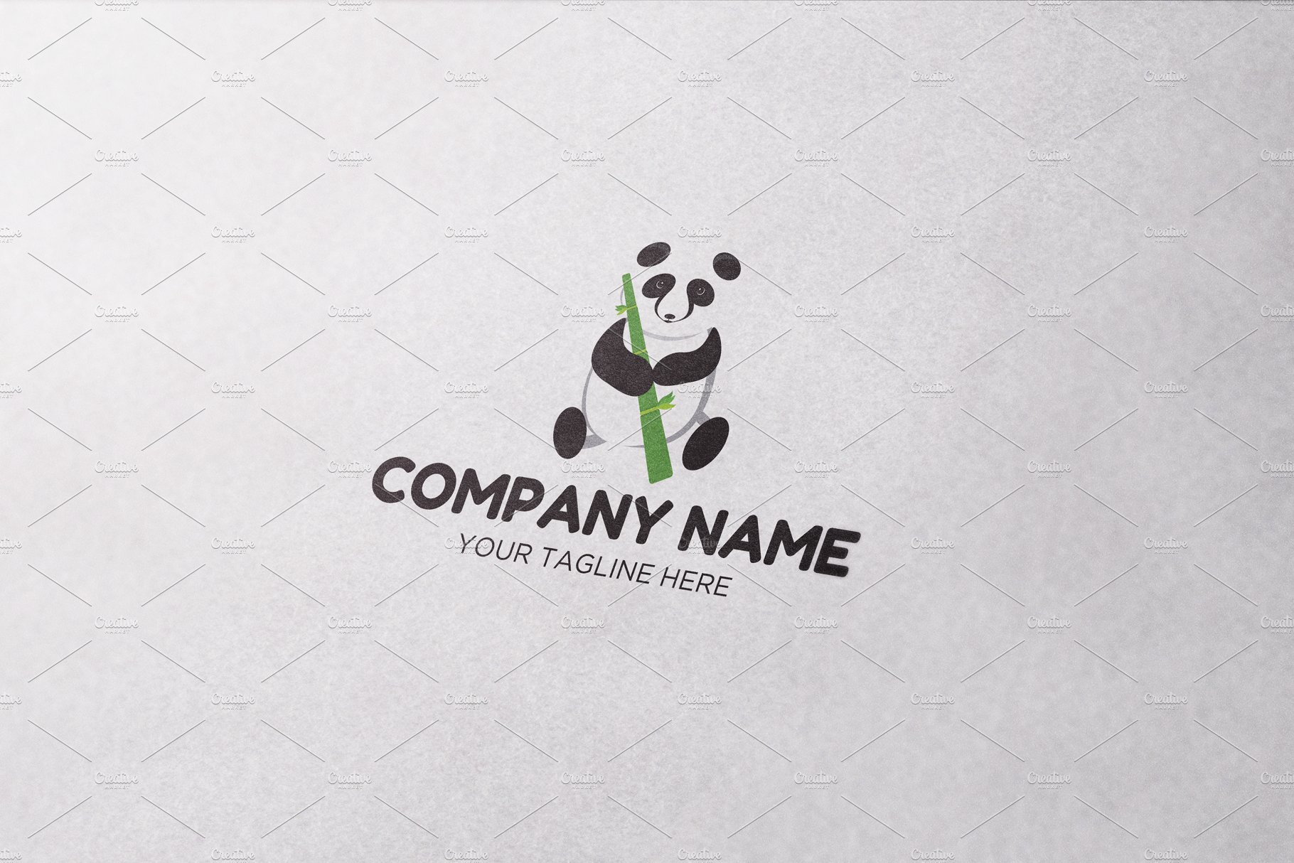 Panda Animals Logo preview image.