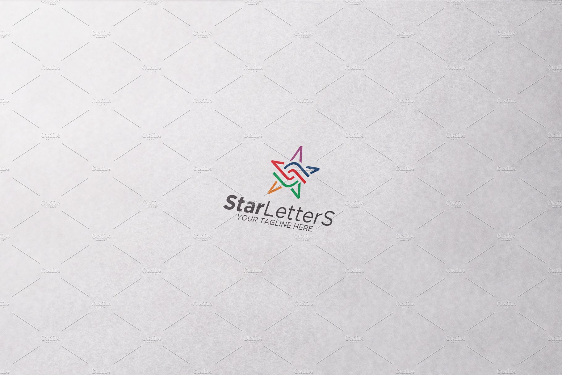 Stars Letter Logo preview image.