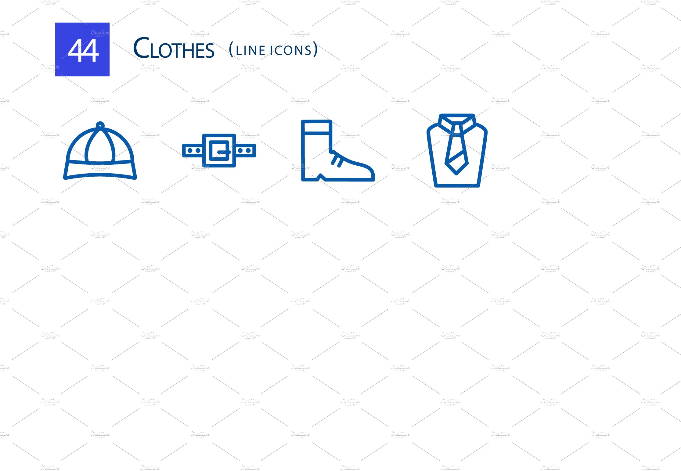 clothes line icons preview slide 3 203