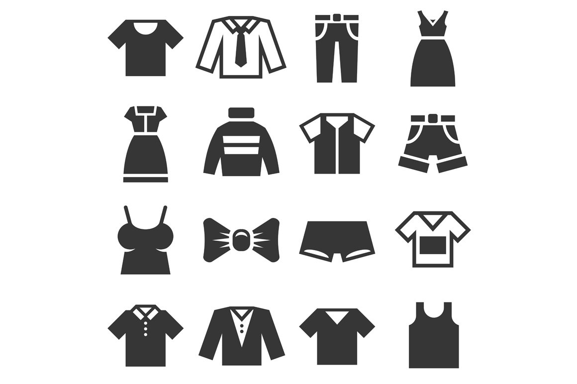 Clothing Icons Set cover image.