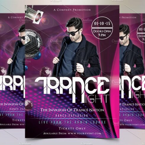 Dance Flyer Template cover image.
