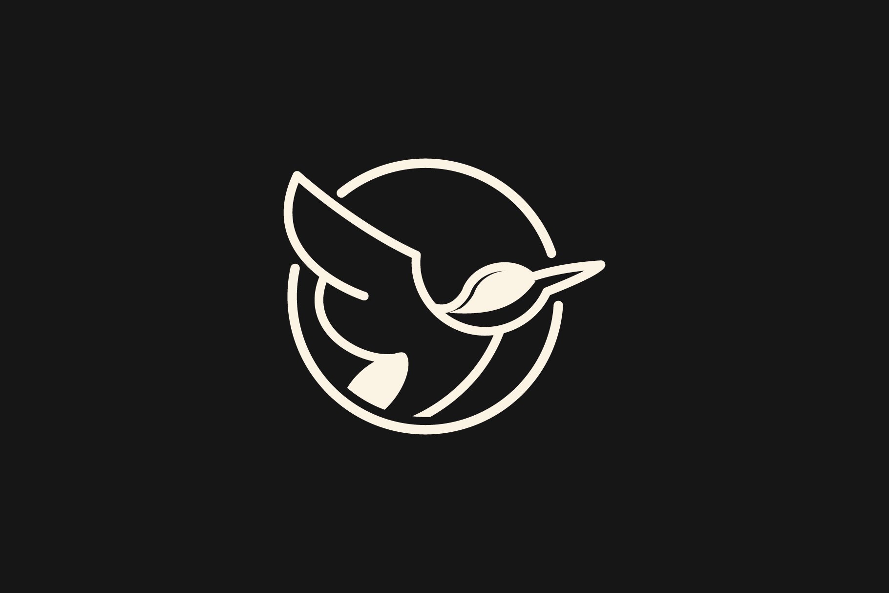 Bird logo design vector illustration preview image.