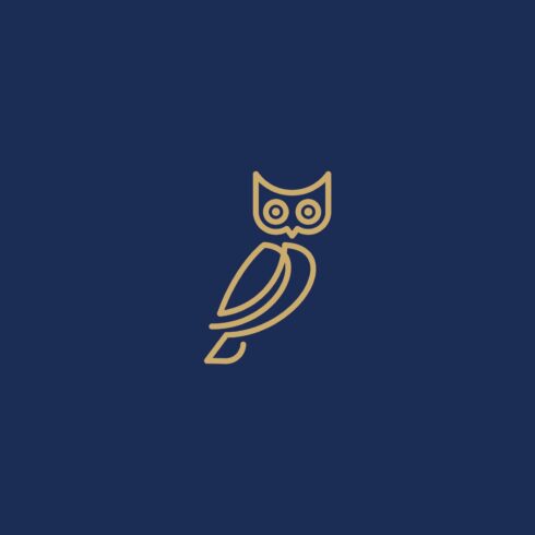Owl logo template cover image.