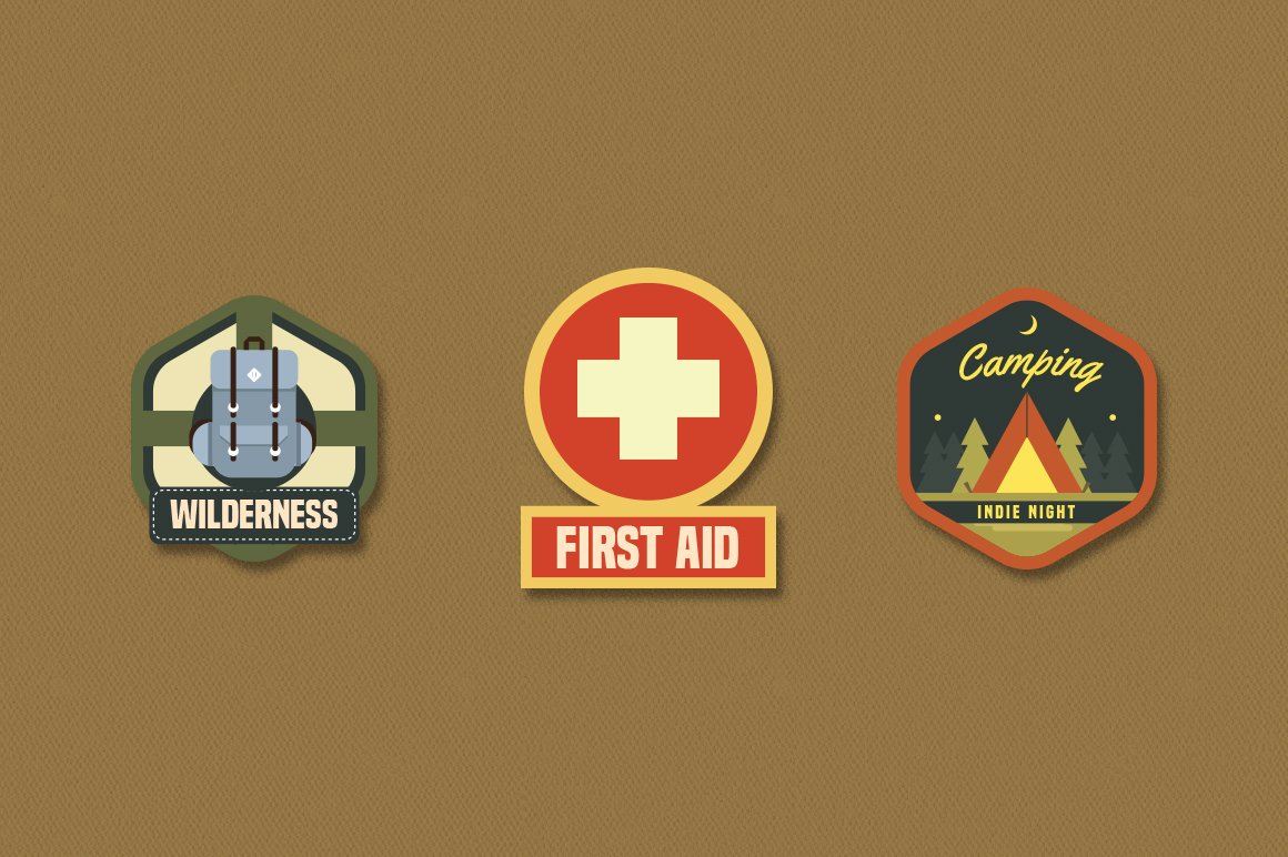 15 Scout Vector Badges icon preview image.