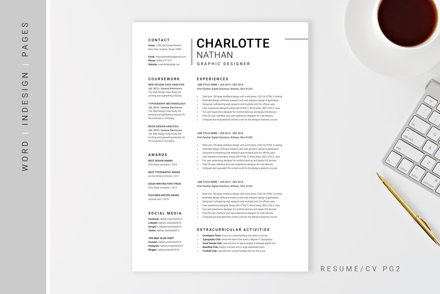 PRO RESUME / CV & COVER LETTER preview image.