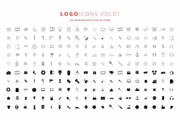Pixel Icons | 960+ Icons – MasterBundles