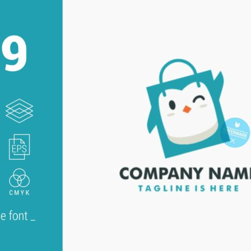 Penguin Shopping Bag Logo cover image.
