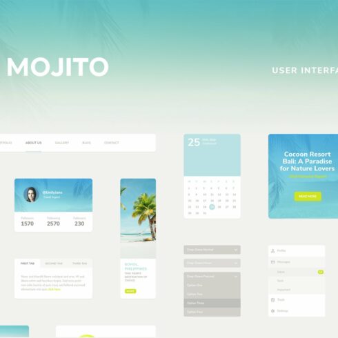 Mojito UI Kit cover image.
