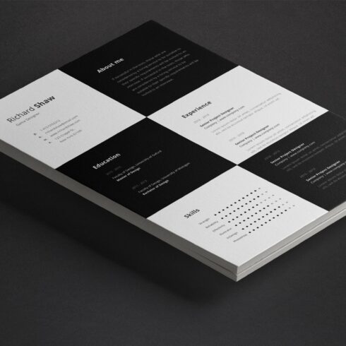 Cetus Resume Template cover image.