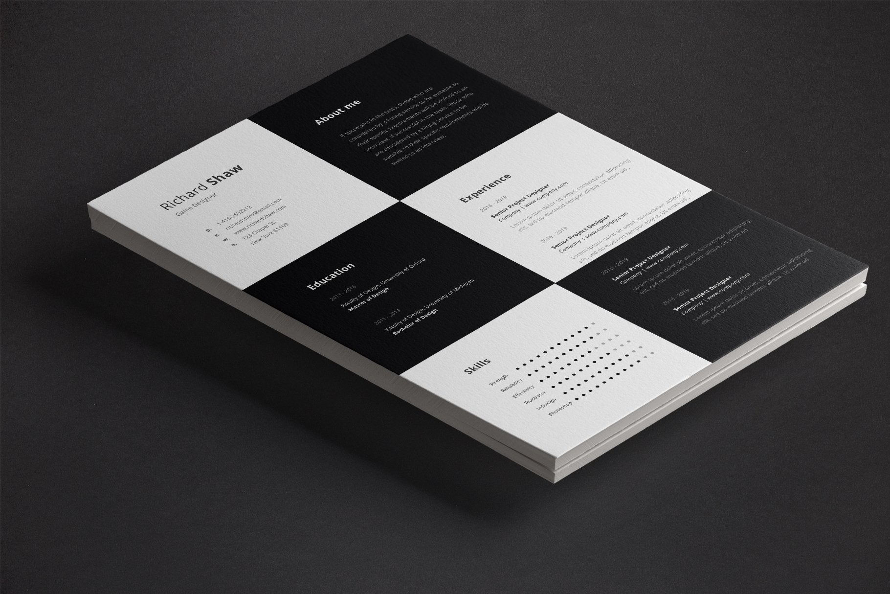 Cetus Resume Template cover image.