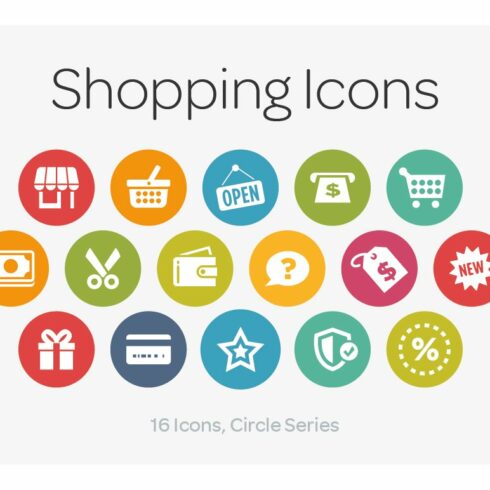 Circle Icons: Shopping cover image.