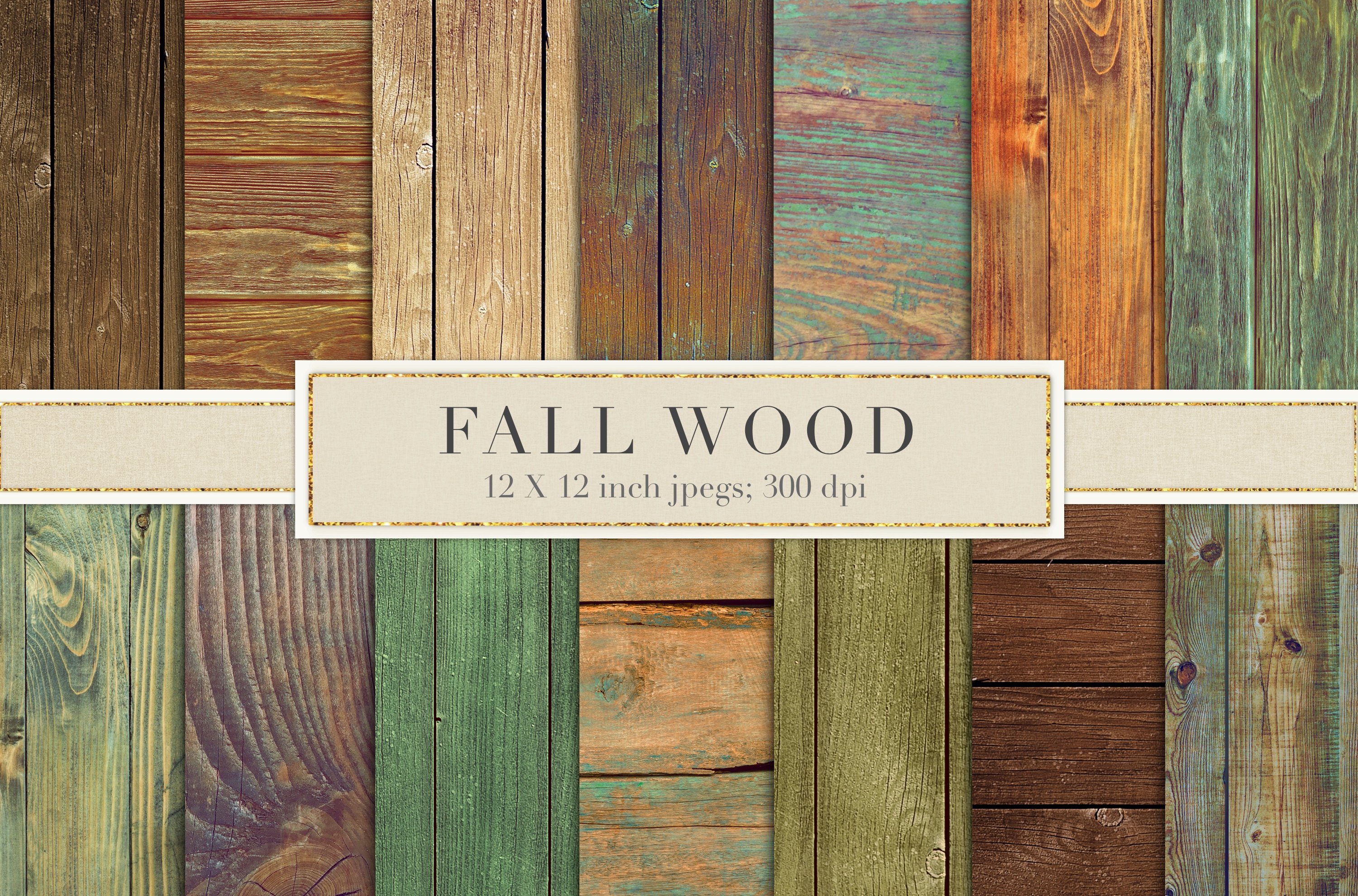 Fall wood backgrounds cover image.