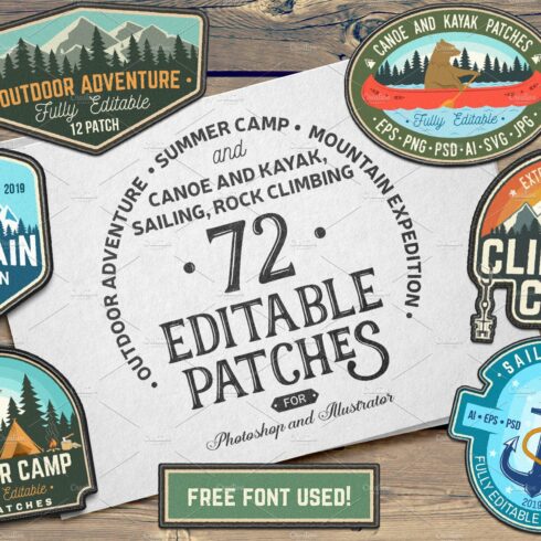 Outdoor Adventure Patches/Badges cover image.