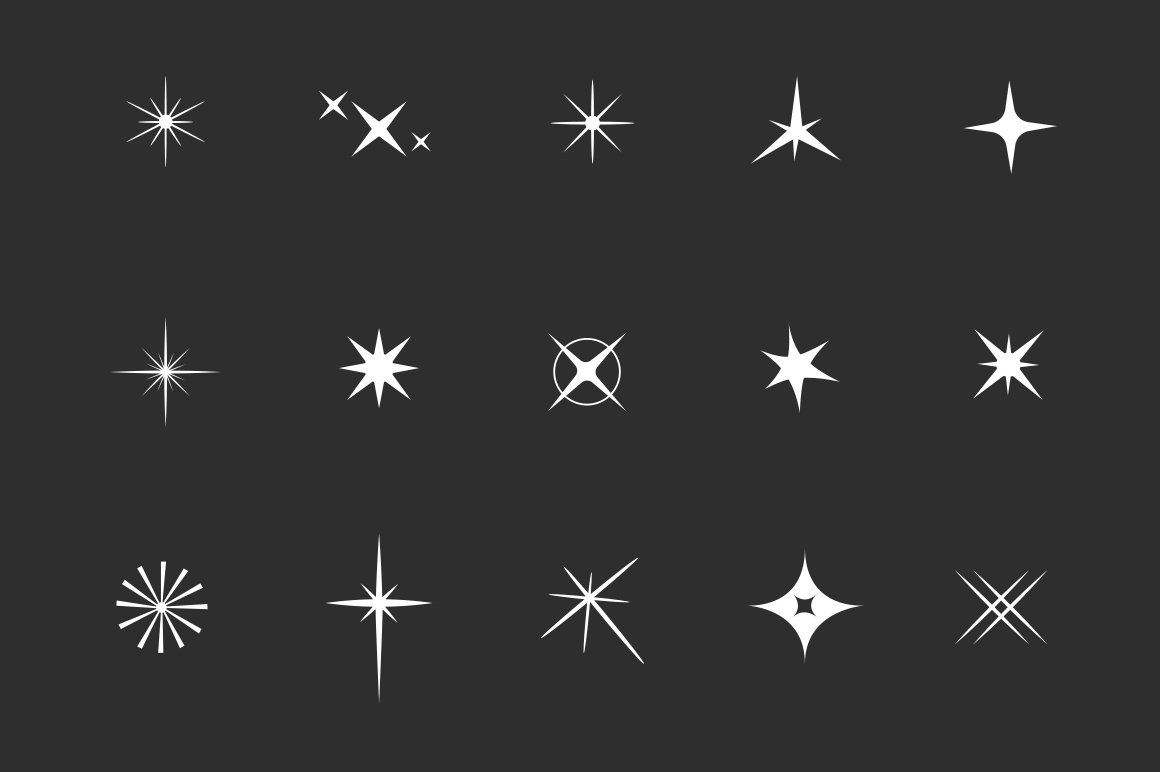 15 Sparkle Light Icons – MasterBundles