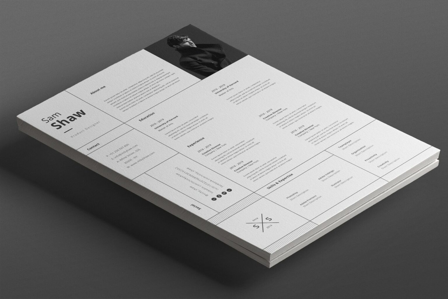 Sam Resume Template – MasterBundles