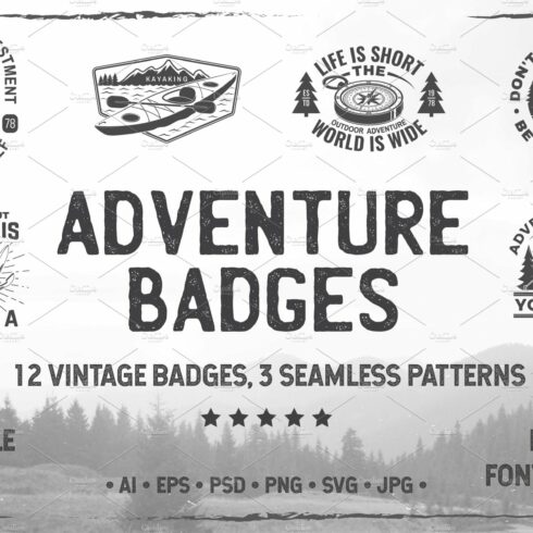 Adventure Badges + Bonus cover image.