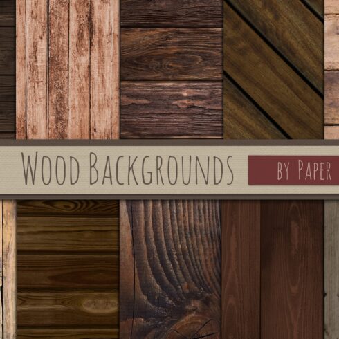 Wood Backgrounds cover image.