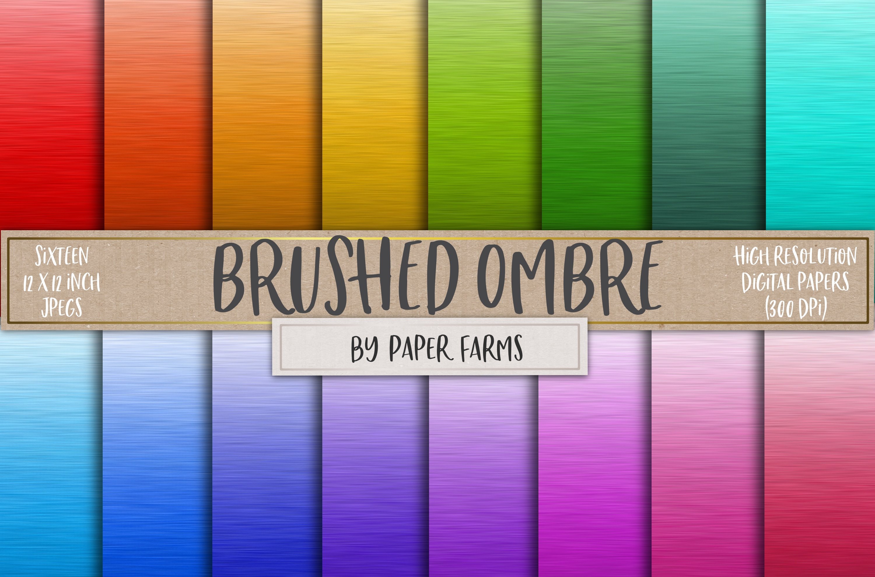 Brushed Ombre Backgrounds cover image.
