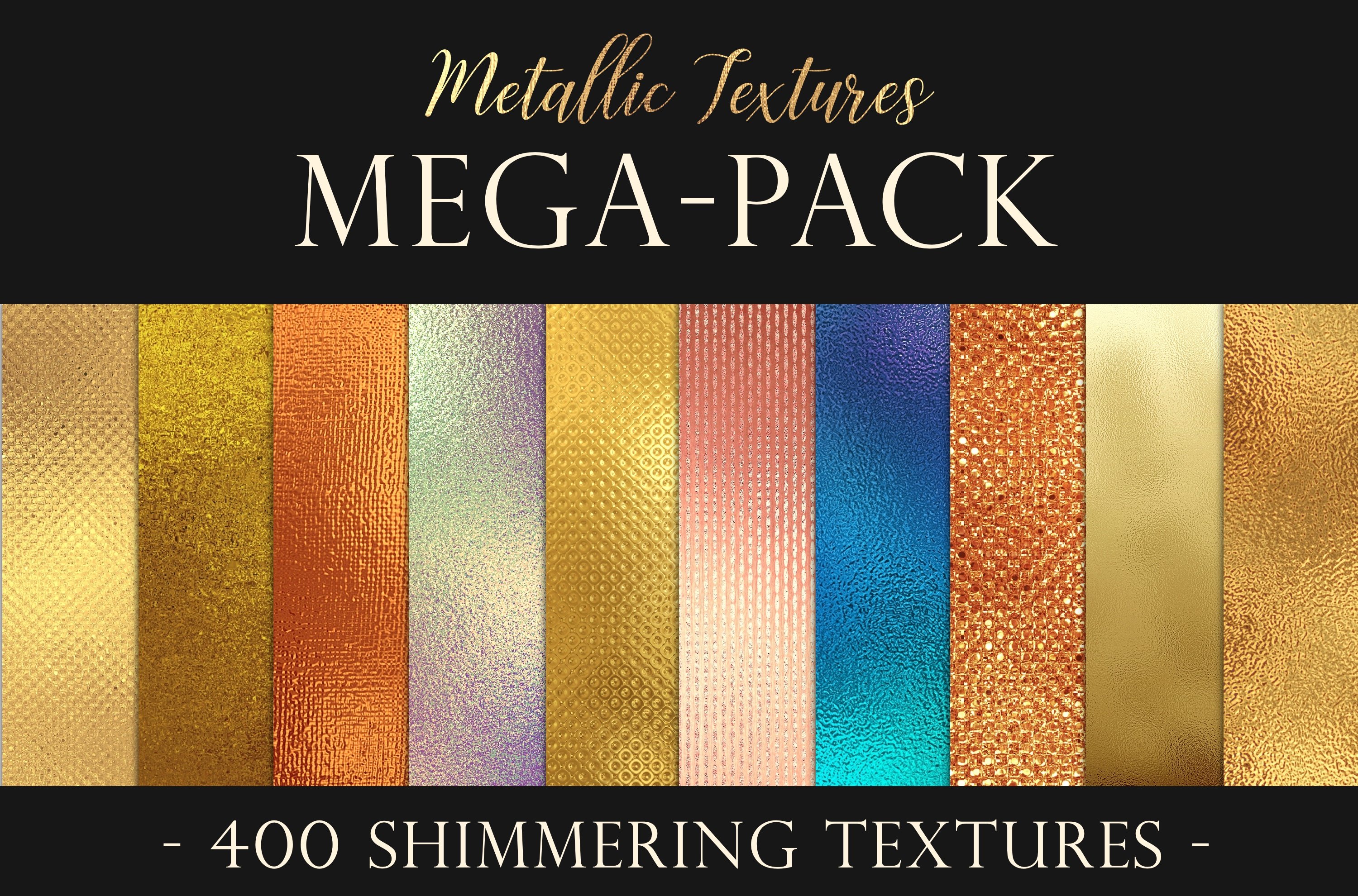 Metallic Textures Bundle cover image.