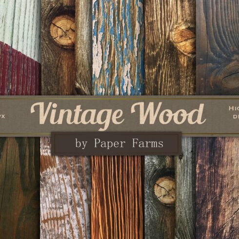 Vintage wood backgrounds cover image.