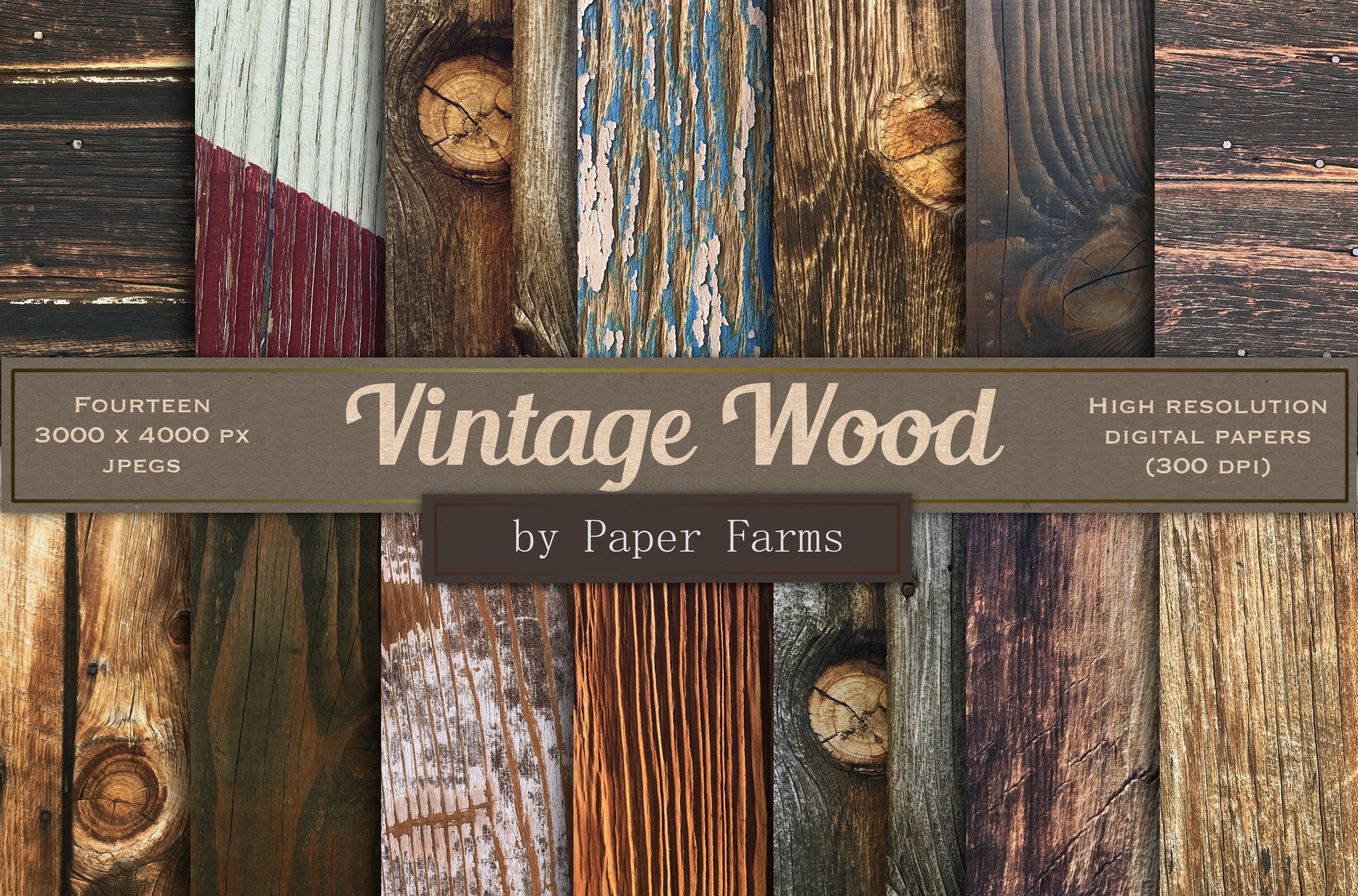 Vintage wood backgrounds cover image.