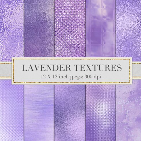 Lavender textures cover image.