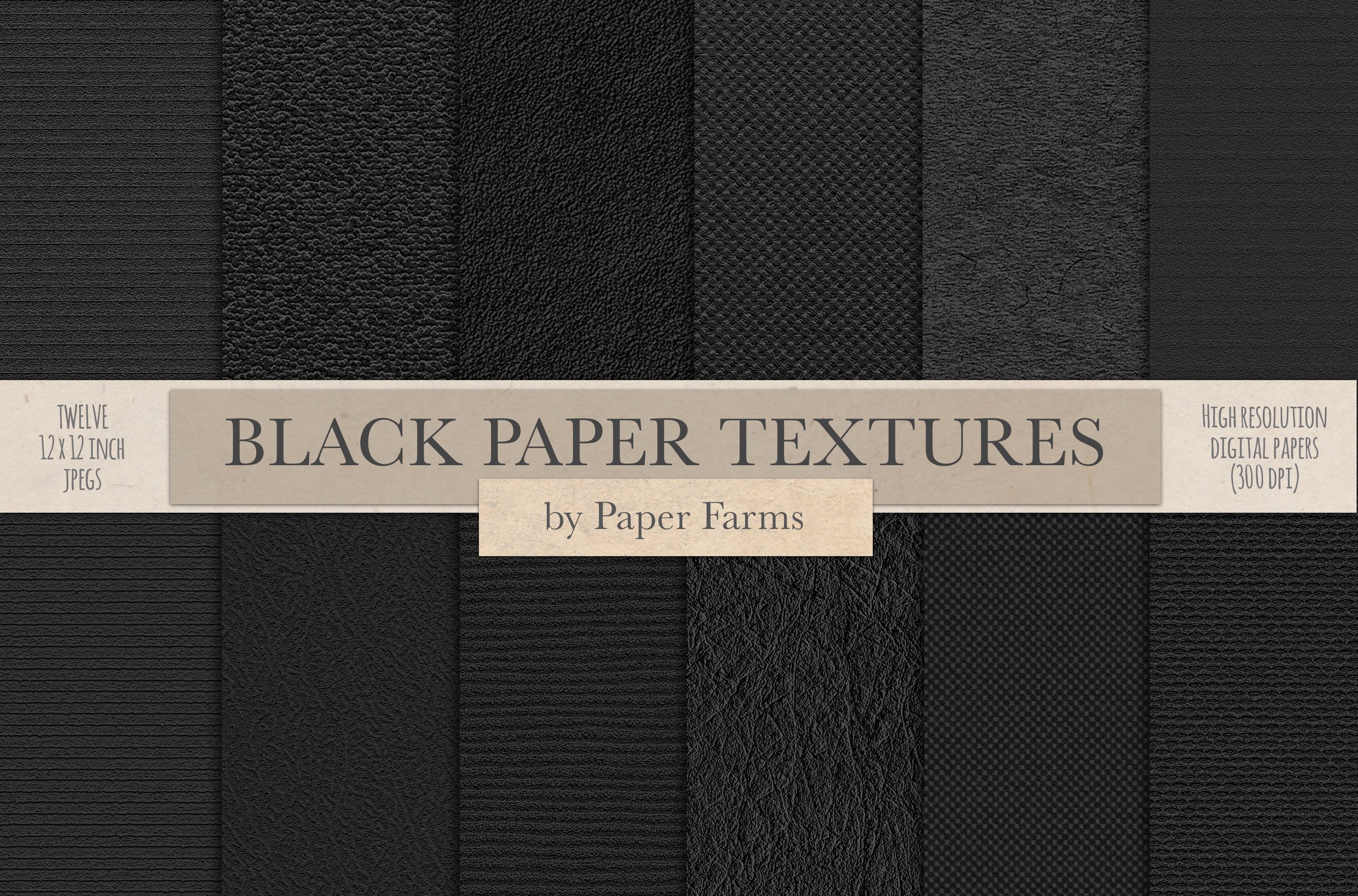 Black Paper Textures cover image.