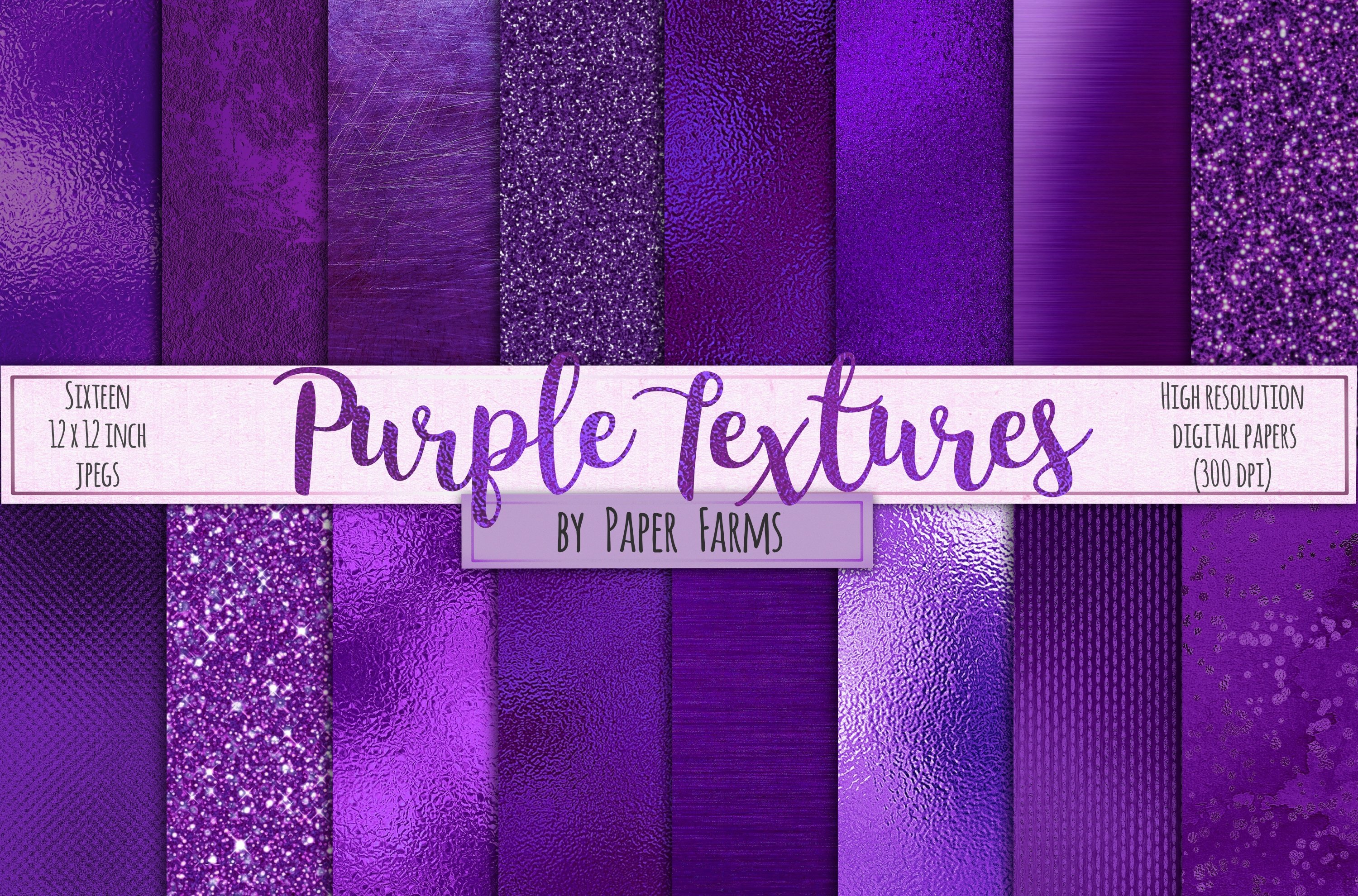 Purple textures cover image.