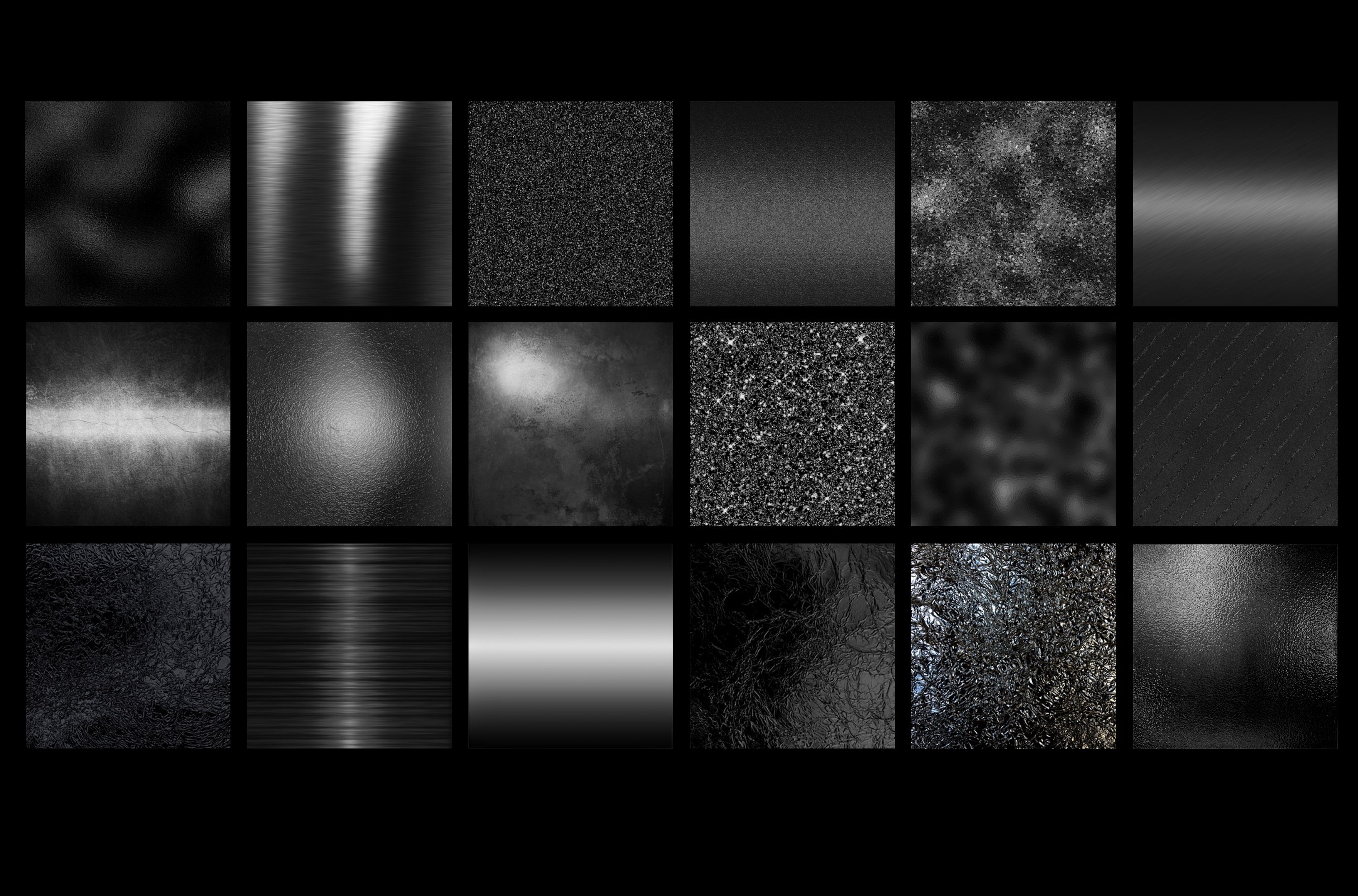 Black textures preview image.