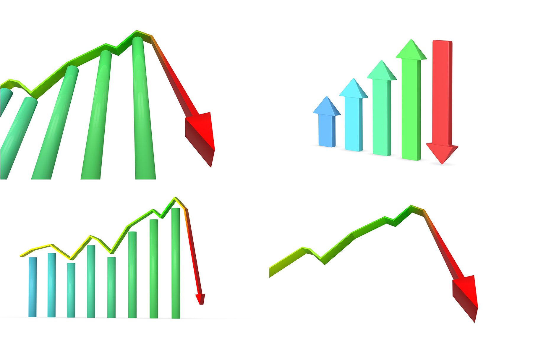 Financial crisis design elements set cover image.