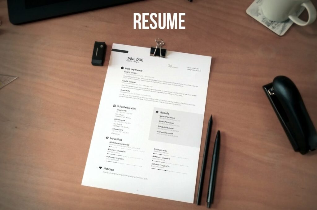 CV, resume and cover letter set v2 – MasterBundles