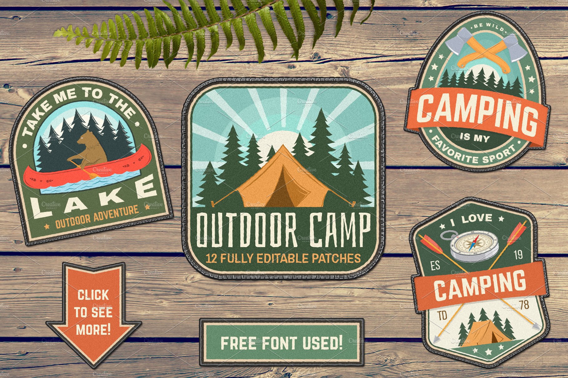 Outdoor Camp Patches cover image.