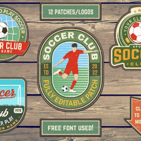 Soccer Club Patches/Logos cover image.
