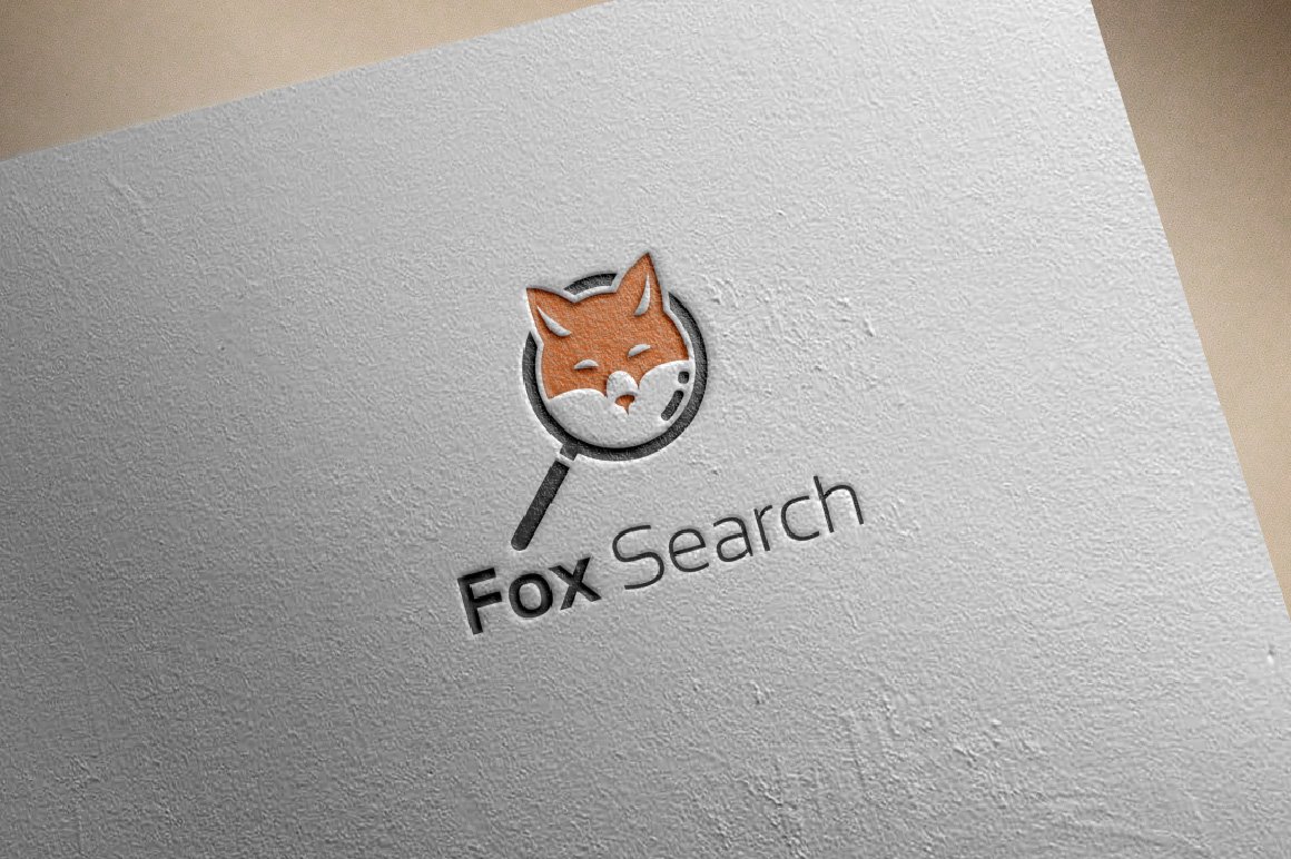 Smart Fox Search Detective Logo preview image.