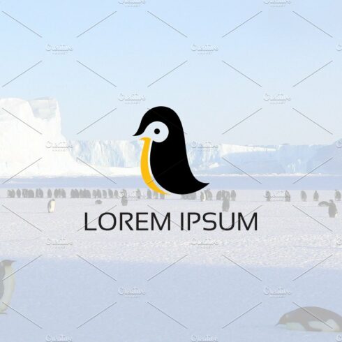 Cute Little Penguin Wildlife Logo cover image.