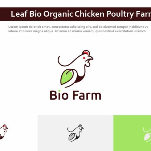 Leaf Bio Organic Chicken Farm Logo cover image.