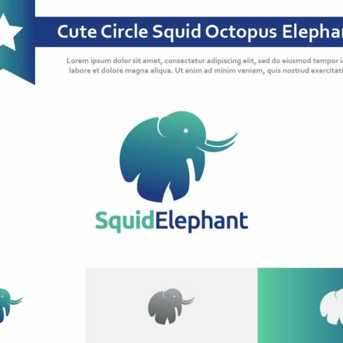 Circle Squid Octopus Elephant Logo cover image.