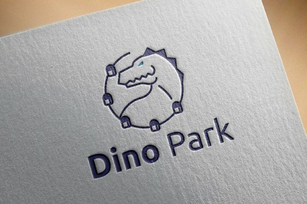 Dinosaur Ride Logo Amusement Park Dinosaur Dino Logo – MasterBundles