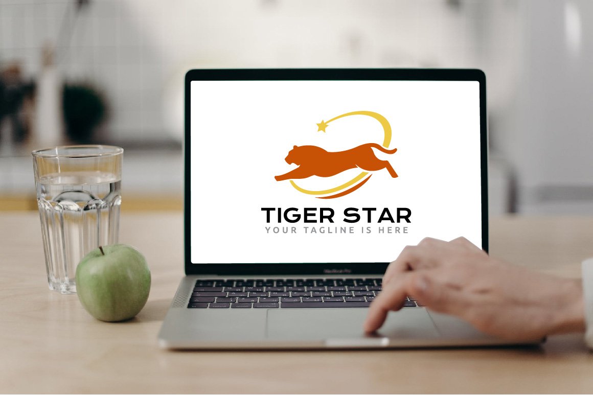 Tiger Star Jump Strong Wild Logo preview image.