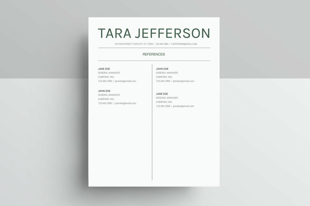 Google Docs Resume Template – MasterBundles