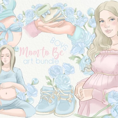 Mother to be PNG Clip Art Pregnancy cover image.