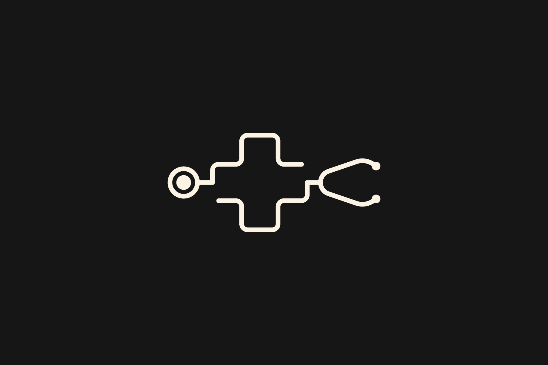 Cross medical logo design vector preview image.