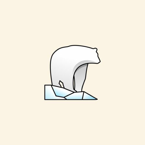 Polar Bear Logo Symbol Vector Design cover image.