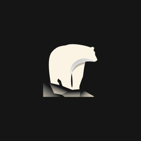 Polar Bear Logo Symbol Vector Design cover image.