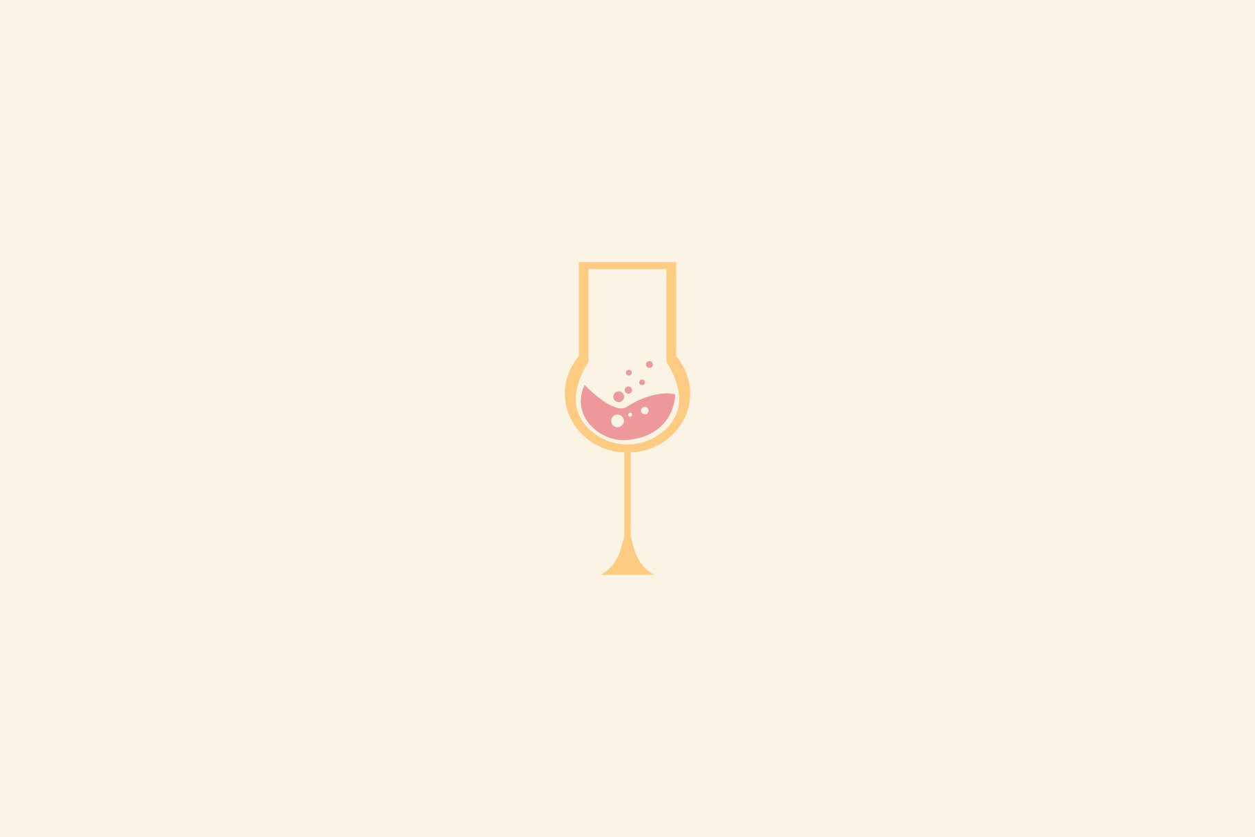 Wine Glass Icon Vector Design cover image.