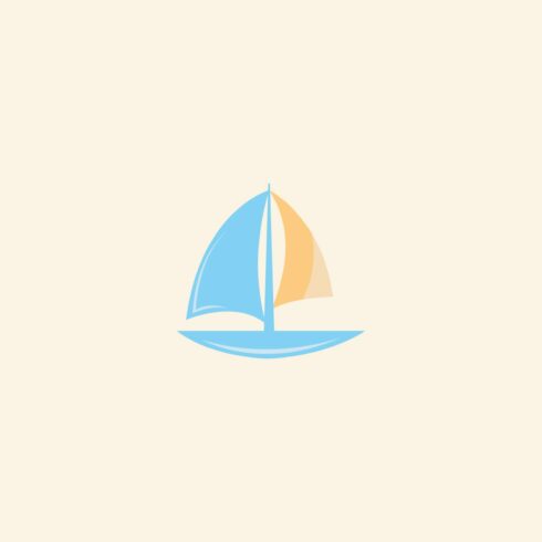 windsurf icon design vector cover image.