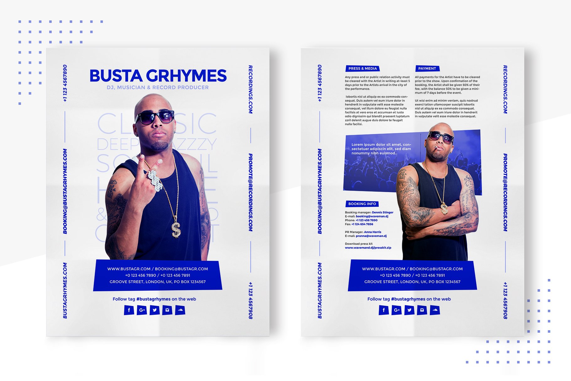 Press Kit / Resume for DJ & Producer cover image.