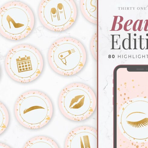Beauty Instagram Highlight Covers cover image.