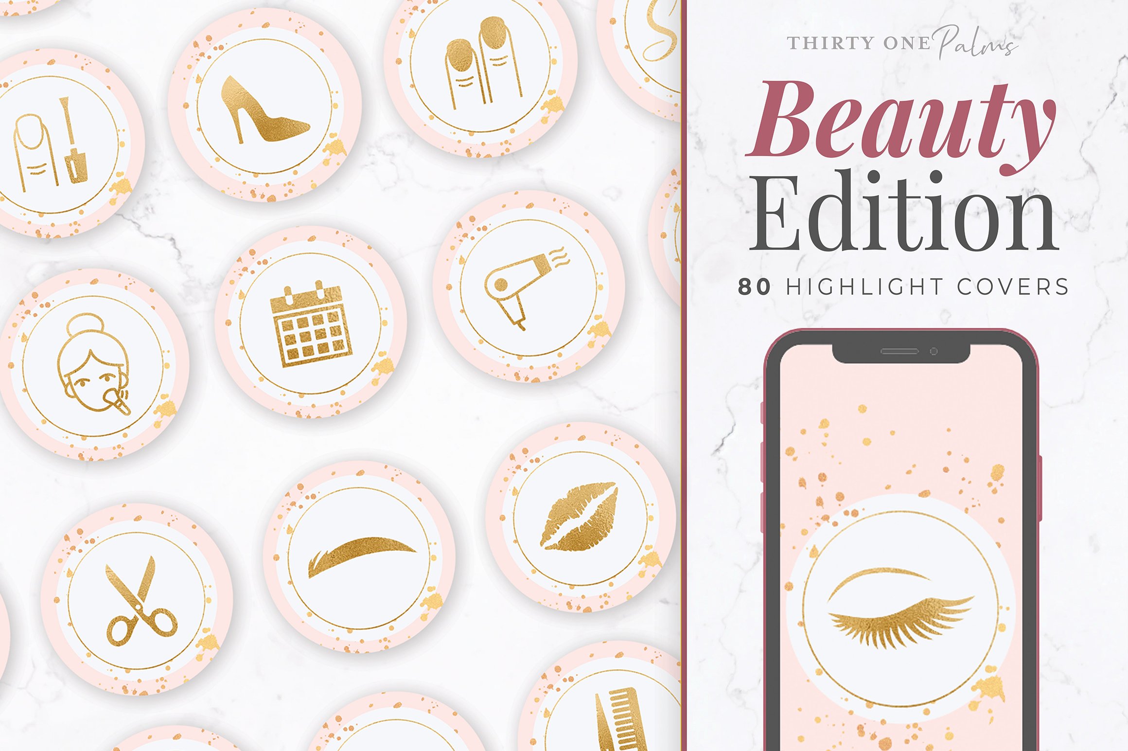 Beauty Instagram Highlight Covers cover image.